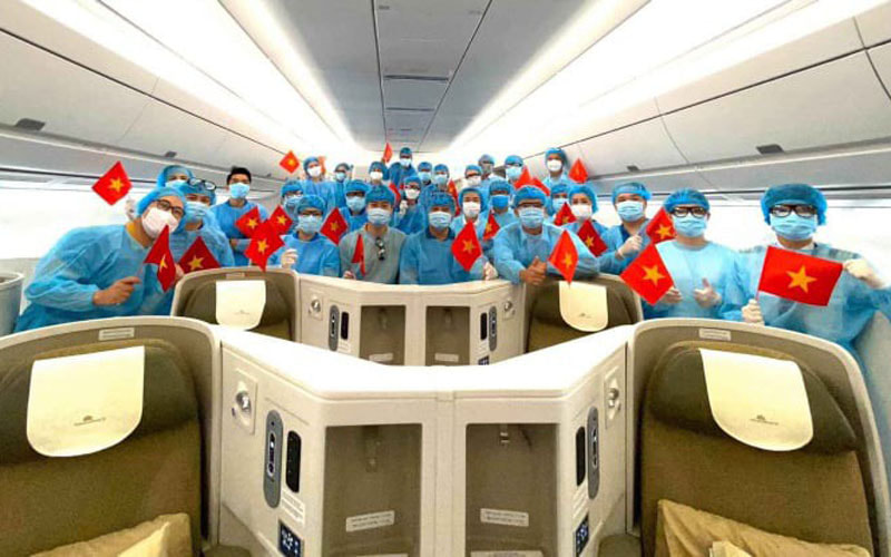 Vé máy bay hồi hương về Việt Nam của Vietnam AirlinesPicture